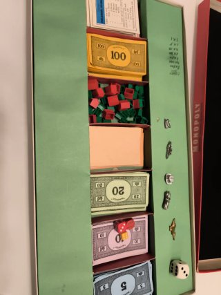 Monopoly Juego de Mesa 2 vintage