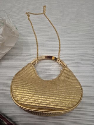 Bolso Zara Mini Asa Dorada