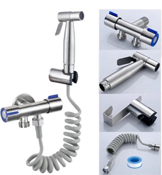 Kit Pulverizador Bidet Acero Inoxidable