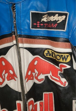 Chaqueta Cuero Red Bull