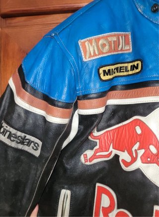 Chaqueta Cuero Red Bull
