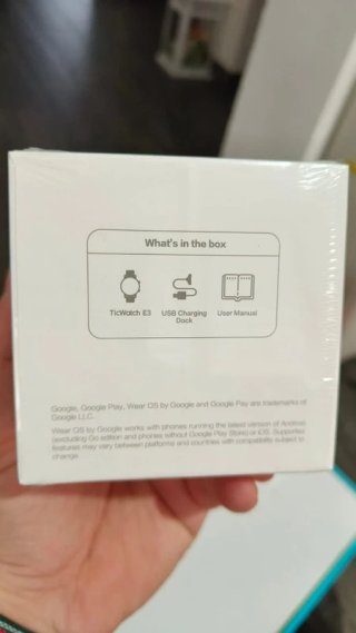 TicWatch E3 Mobvoi Wear OS SIGILLATO