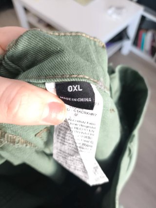 Pantaloni jeans donna verde