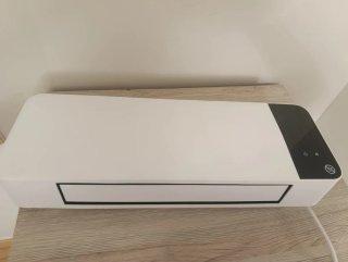 Calefactor y aire Tronic Blanco y Negro