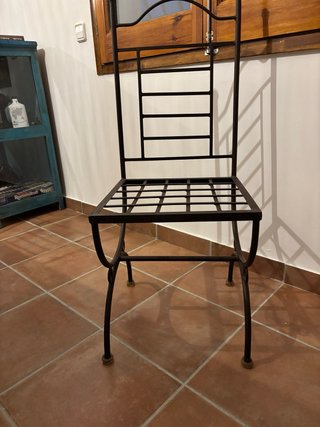 Sillas de forja negras
