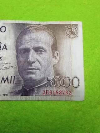 Billete 5000 Pesetas Banco de España 1979