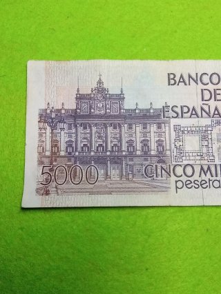 Billete 5000 Pesetas Banco de España 1979