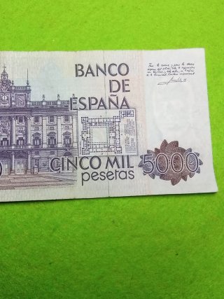 Billete 5000 Pesetas Banco de España 1979