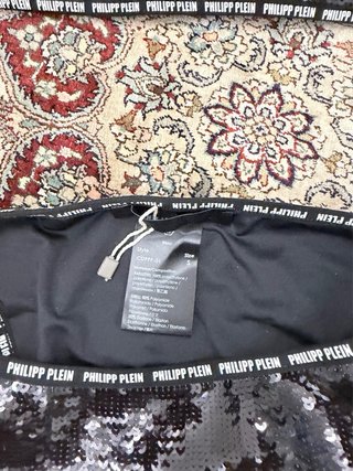 Bikini Philipp Plein Negro Lentejuelas