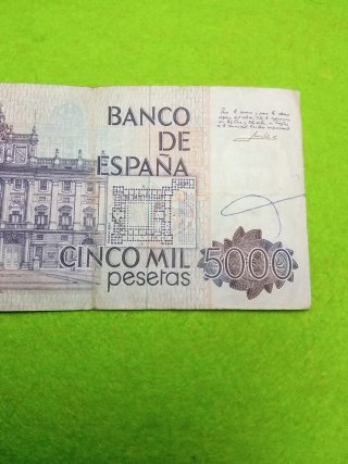 Billete 5000 pesetas Banco de España 1979