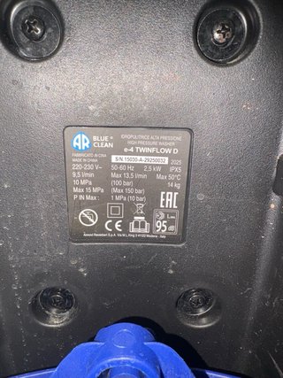 AR Blue Clean Hidrolimpiadora Twin Flow D