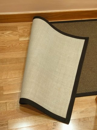5 Alfombras marrón y negra Medidas 2,47 x 80