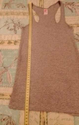 Camiseta tirantes Zara vintage gris