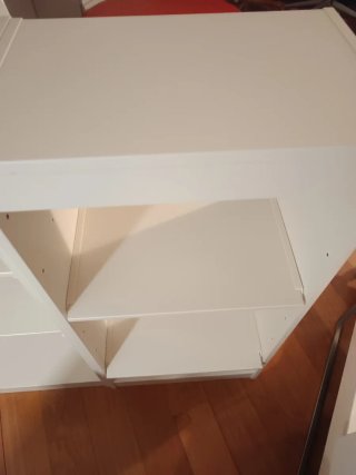 2 Estanterías Blancas 46x30x94