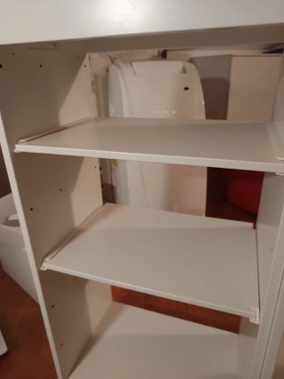 2 Estanterías Blancas 46x30x94