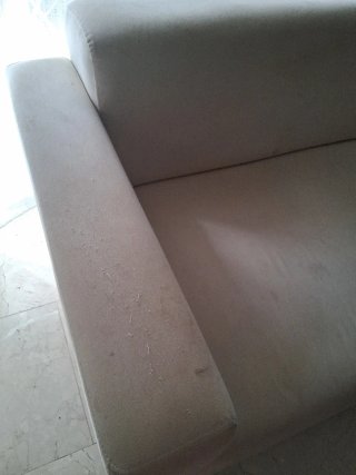 Sofá 2 plazas Ikea beige tela