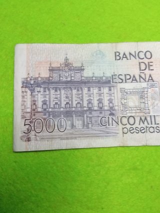 Billete 5000 Pesetas Banco de España 1979