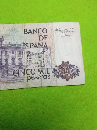 Billete 5000 Pesetas Banco de España 1979