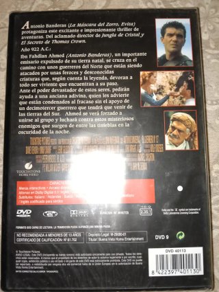 Lote 2 DVD: Con Air y El Guerrero Nº 13