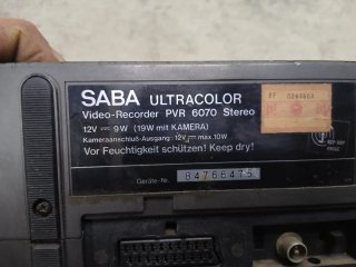 Videoregistratore portatile SABA PVR6070 VHS