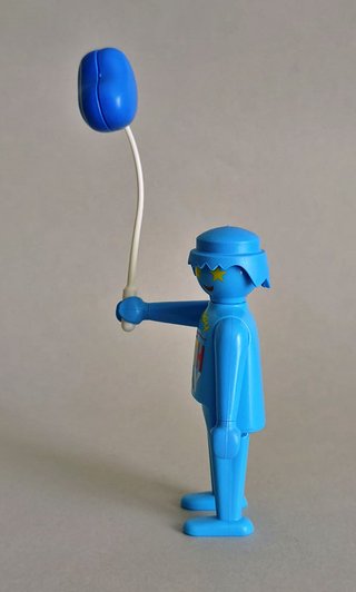 Playmobil Figura Azul Feliz Cumpleaños