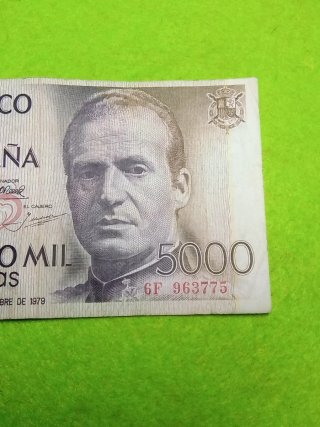 Billete 5000 Pesetas España 1979