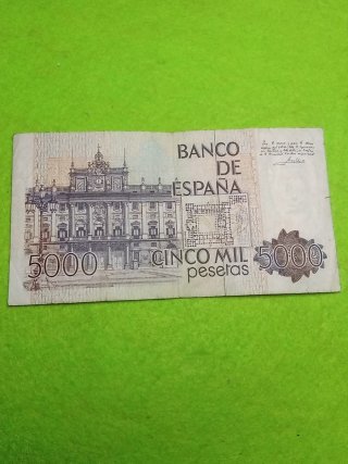 Billete 5000 Pesetas España 1979