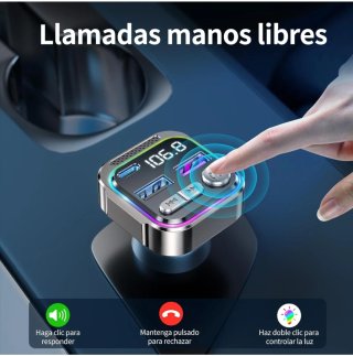 GizmoVine Transmisor FM Bluetooth Coche