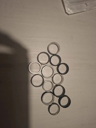 Anillos de Acero Inoxidable Varios Diseños