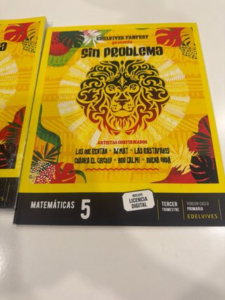 Matemáticas 5, Tercer Ciclo Primaria, Edelvives...