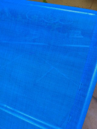2 Sillas plegables playa azul y beige