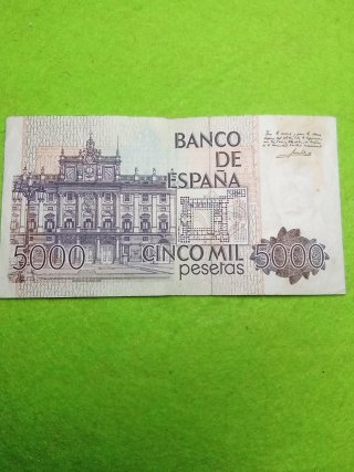 Billete 5000 pesetas Banco de España 1979