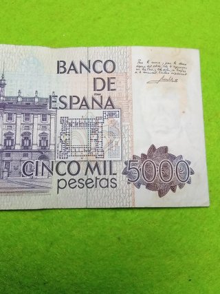 Billete 5000 pesetas Banco de España 1979