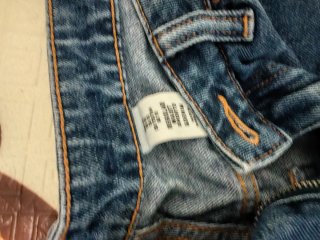 Pantaloni corti in denim