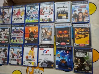 Lote 21 juegos PS2 originales completos