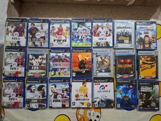Lote 21 juegos PS2 originales completos