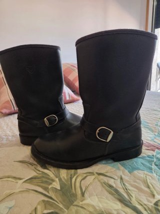Botas de moto negras con hebilla  Número 44