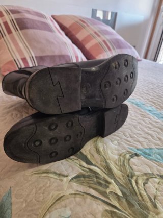 Botas de moto negras con hebilla  Número 44