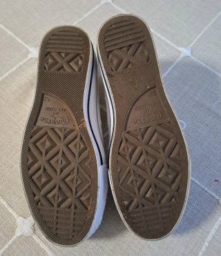 Zapatillas Altas Blancas  Talla 38