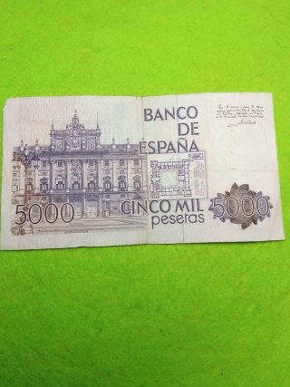 Billete 5000 pesetas Banco de España 1979