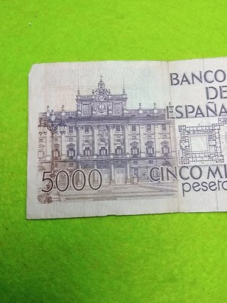 Billete 5000 pesetas Banco de España 1979