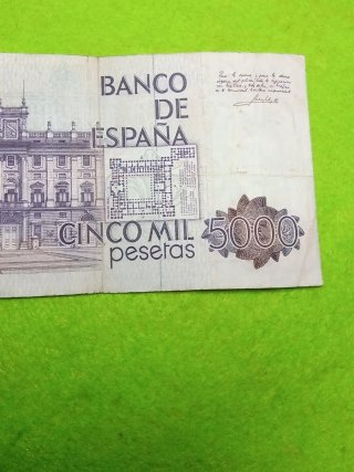 Billete 5000 pesetas Banco de España 1979