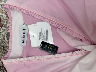Vestido Mangata Rosa y Blanco Talla S