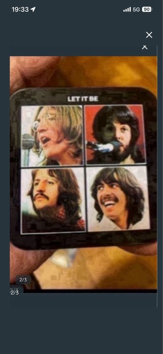 15 Posavasos The Beatles Discografía