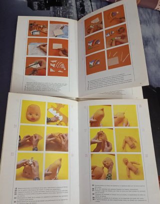 Lote 6 libros manualidades Escuela Artesanía