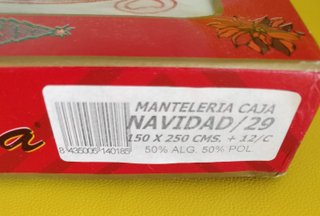 Mantelería Navideña Bordada