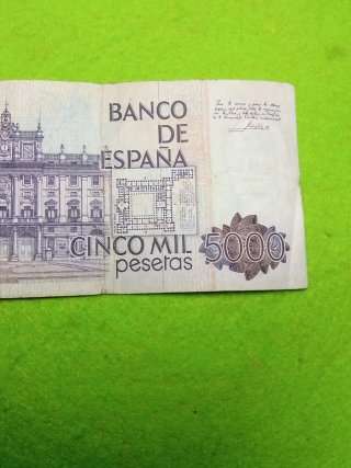 Billete 5000 pesetas Banco de España 1979