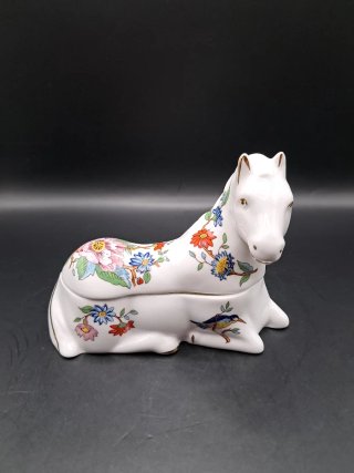 Caja de porcelana Aynsley inglesa