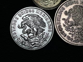 Lote 4 monedas culturas indígenas mexicanas
