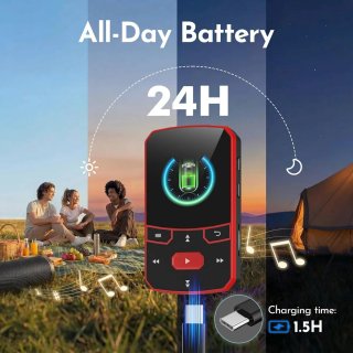 Reproductor MP3 64GB Bluetooth 5.3 Mini